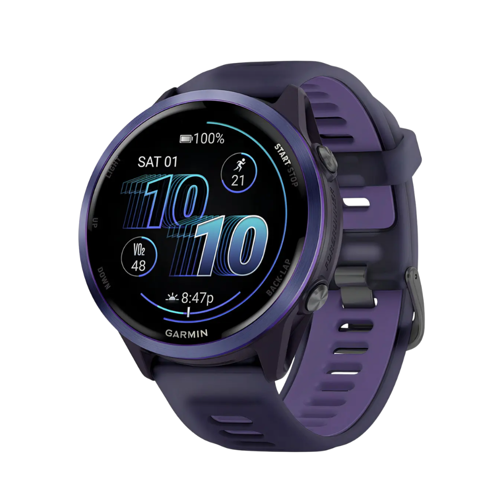 Relógio Garmin Forerunner 570 com Monitor Cardíaco de Pulso e GPS (Roxo)