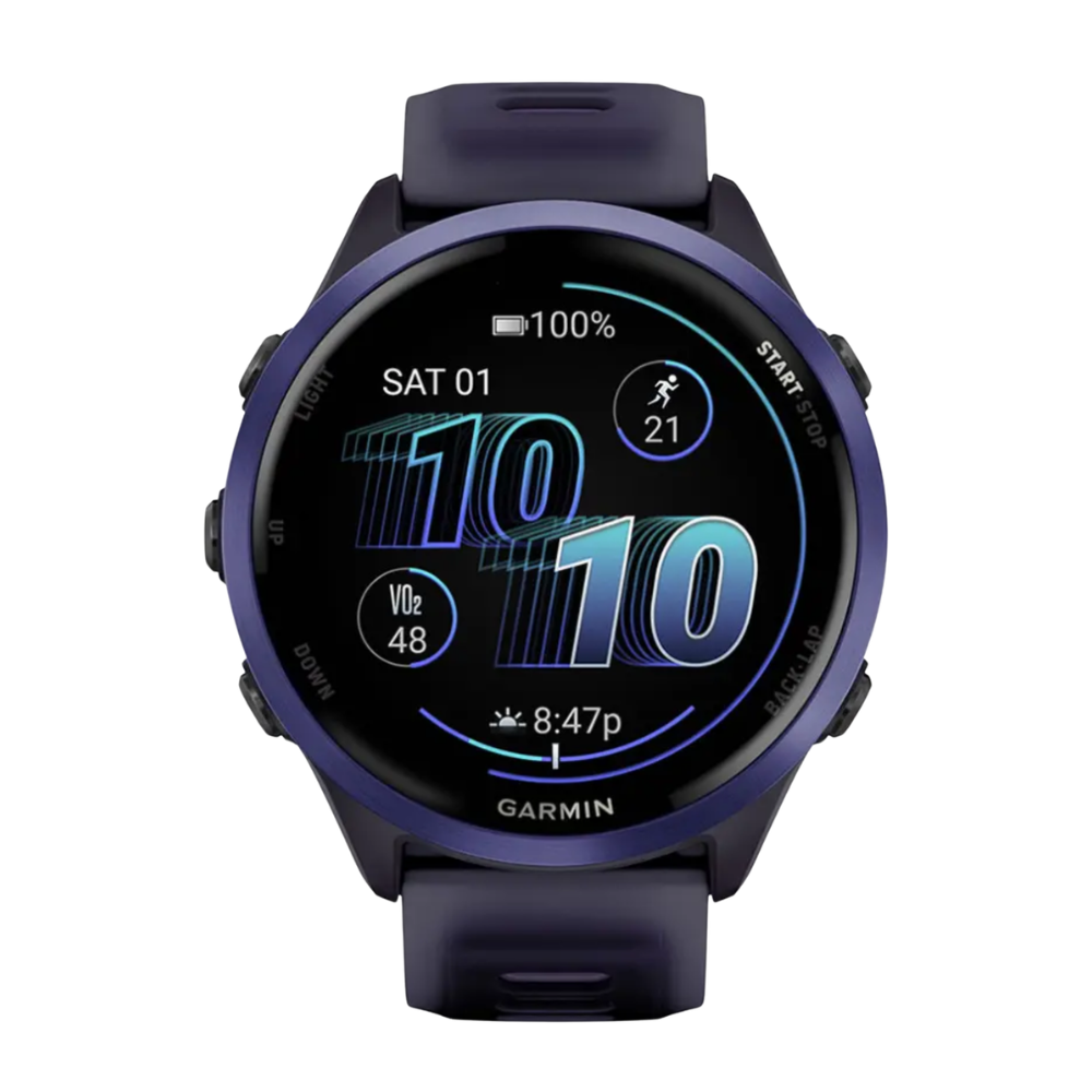 Relógio Garmin Forerunner 570 com Monitor Cardíaco de Pulso e GPS (Roxo)