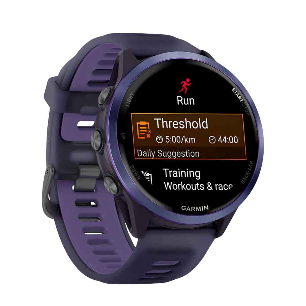 Relógio Garmin Forerunner 570 com Monitor Cardíaco de Pulso e GPS (Roxo)