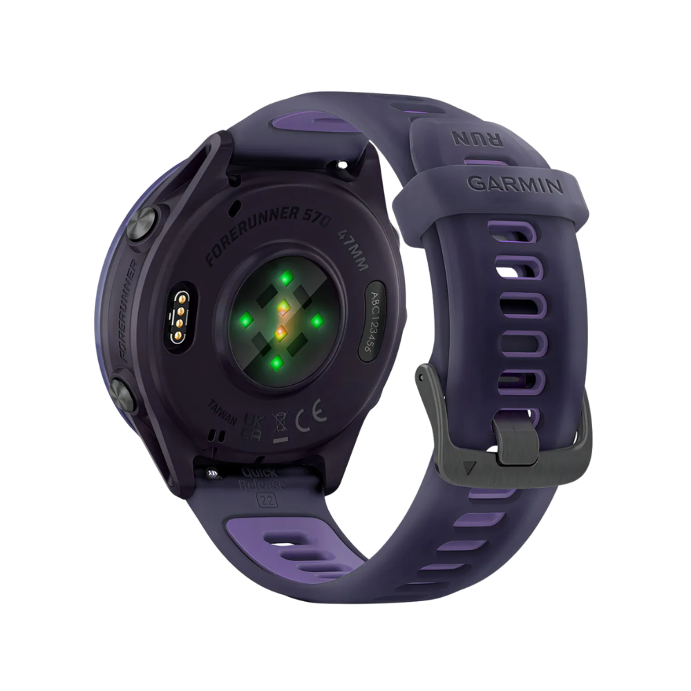 Relógio Garmin Forerunner 570 com Monitor Cardíaco de Pulso e GPS (Roxo)