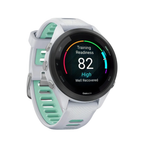 Relógio Garmin Forerunner 265s Music com Monitor Cardíaco de Pulso e GPS (Branco)