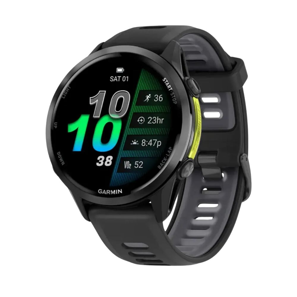 Relógio Garmin Forerunner 970 com Monitor Cardíaco de Pulso e GPS (Preto)