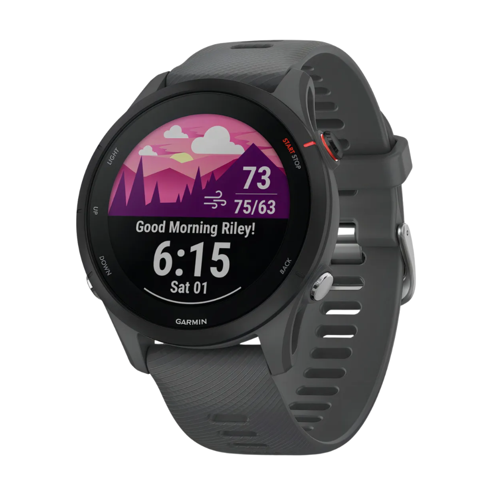 Relógio Garmin Forerunner 255 com Monitor Cardíaco de Pulso e GPS