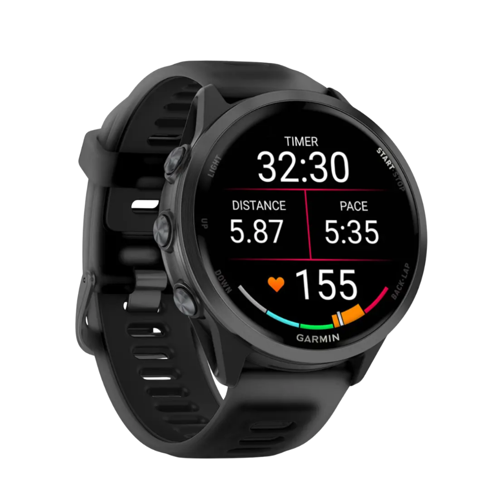 Relógio Garmin Forerunner 570 com Monitor Cardíaco de Pulso e GPS (Preto)