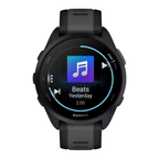 Relógio Garmin Forerunner 165 com Monitor Cardíaco de Pulso e GPS (Preto)