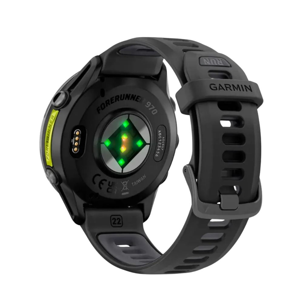 Relógio Garmin Forerunner 970 com Monitor Cardíaco de Pulso e GPS (Preto)