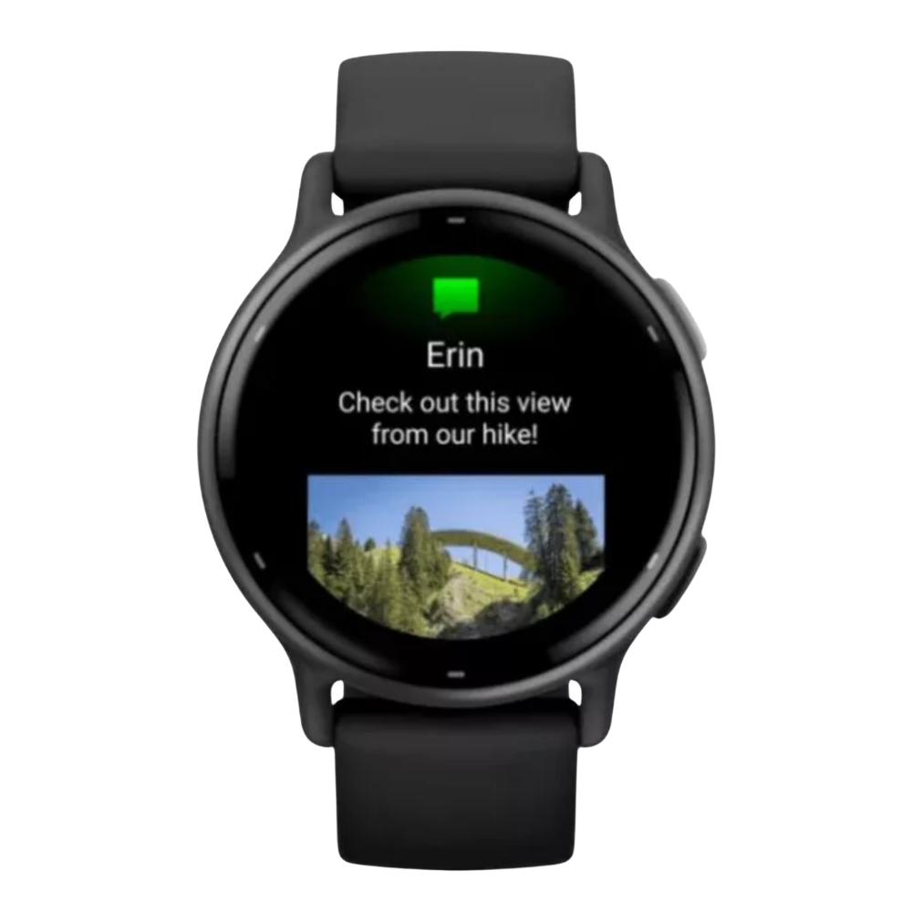 Relógio Garmin Vivoactive 5 com Monitor Cardíaco de Pulso e GPS (Preto)