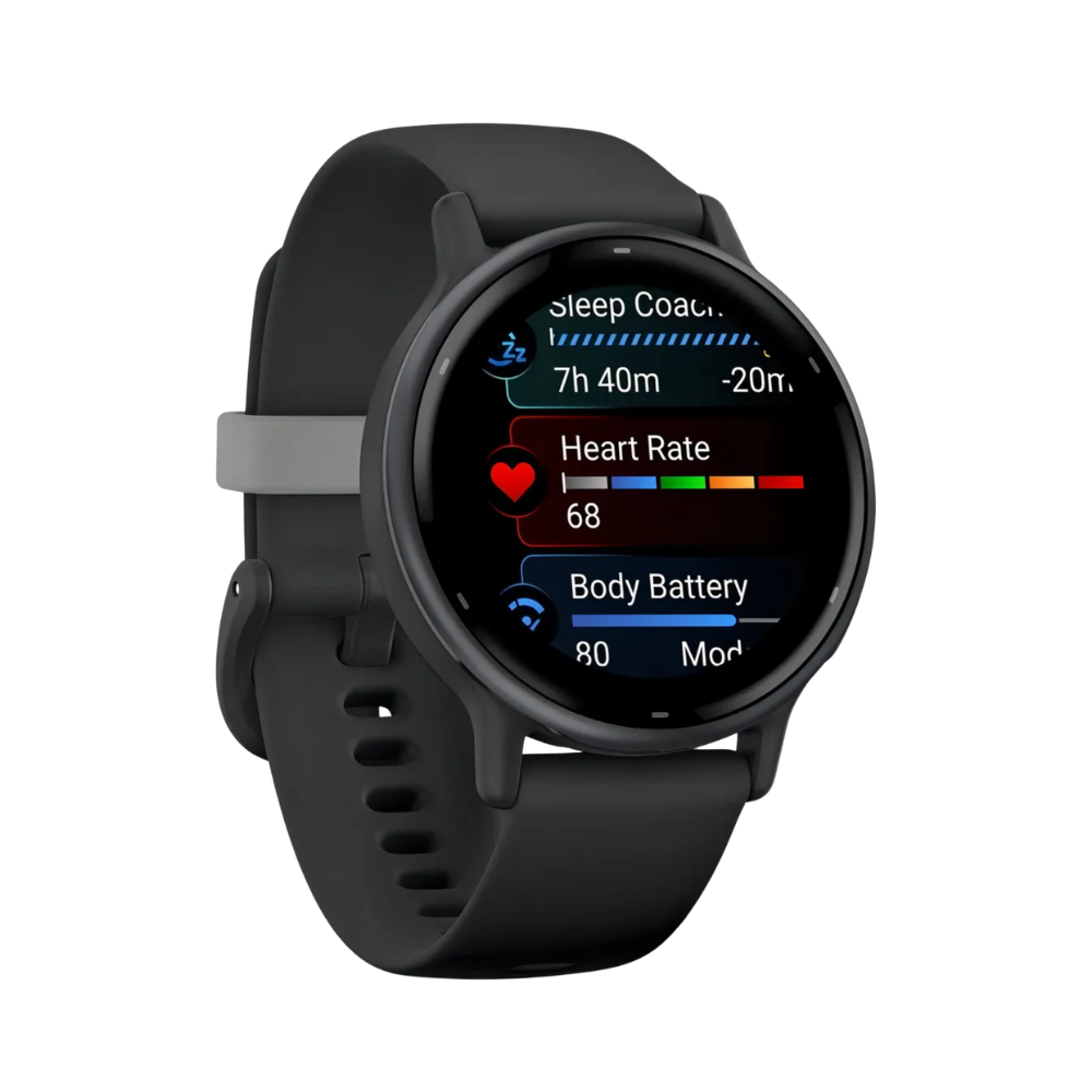 Relógio Garmin Vivoactive 5 com Monitor Cardíaco de Pulso e GPS (Preto)