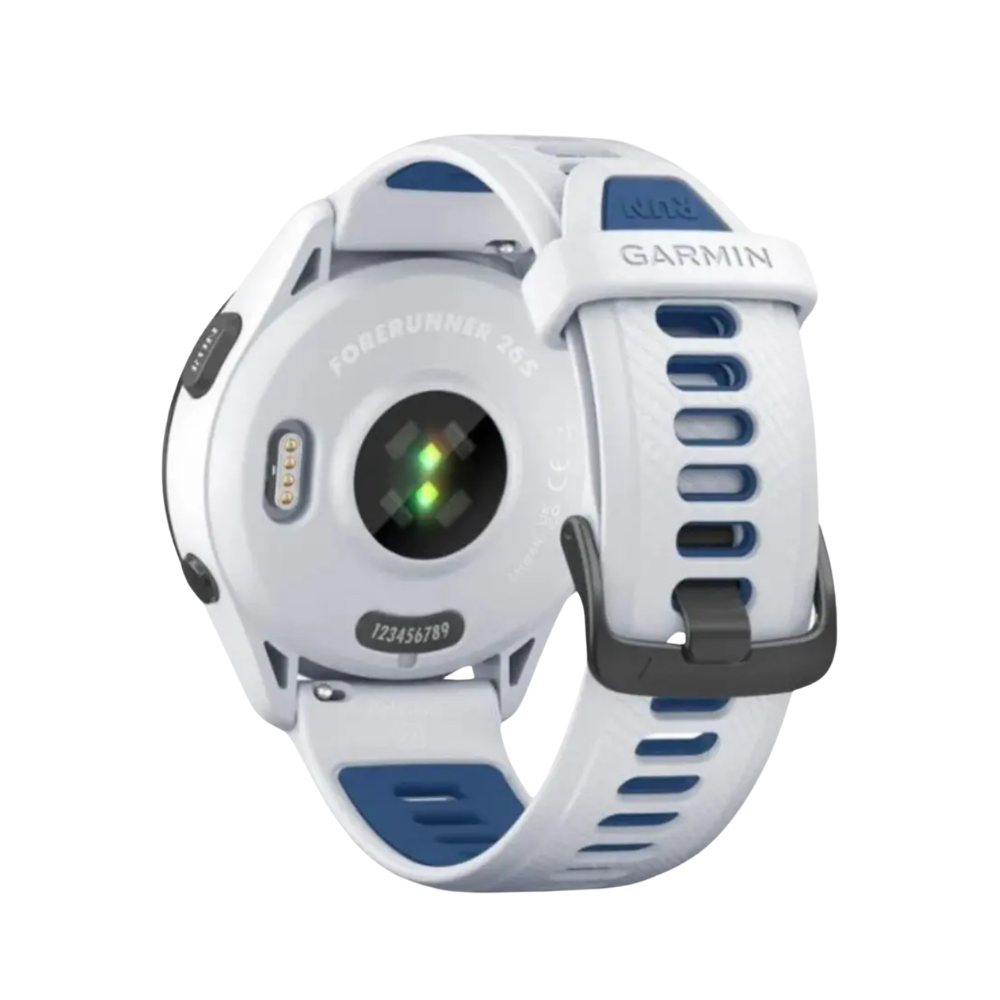 Relógio Garmin Forerunner 265 Music com Monitor Cardíaco de Pulso e GPS (Branco)