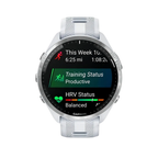 Relógio Garmin Forerunner 965 com Monitor Cardíaco de Pulso e GPS (Branco)